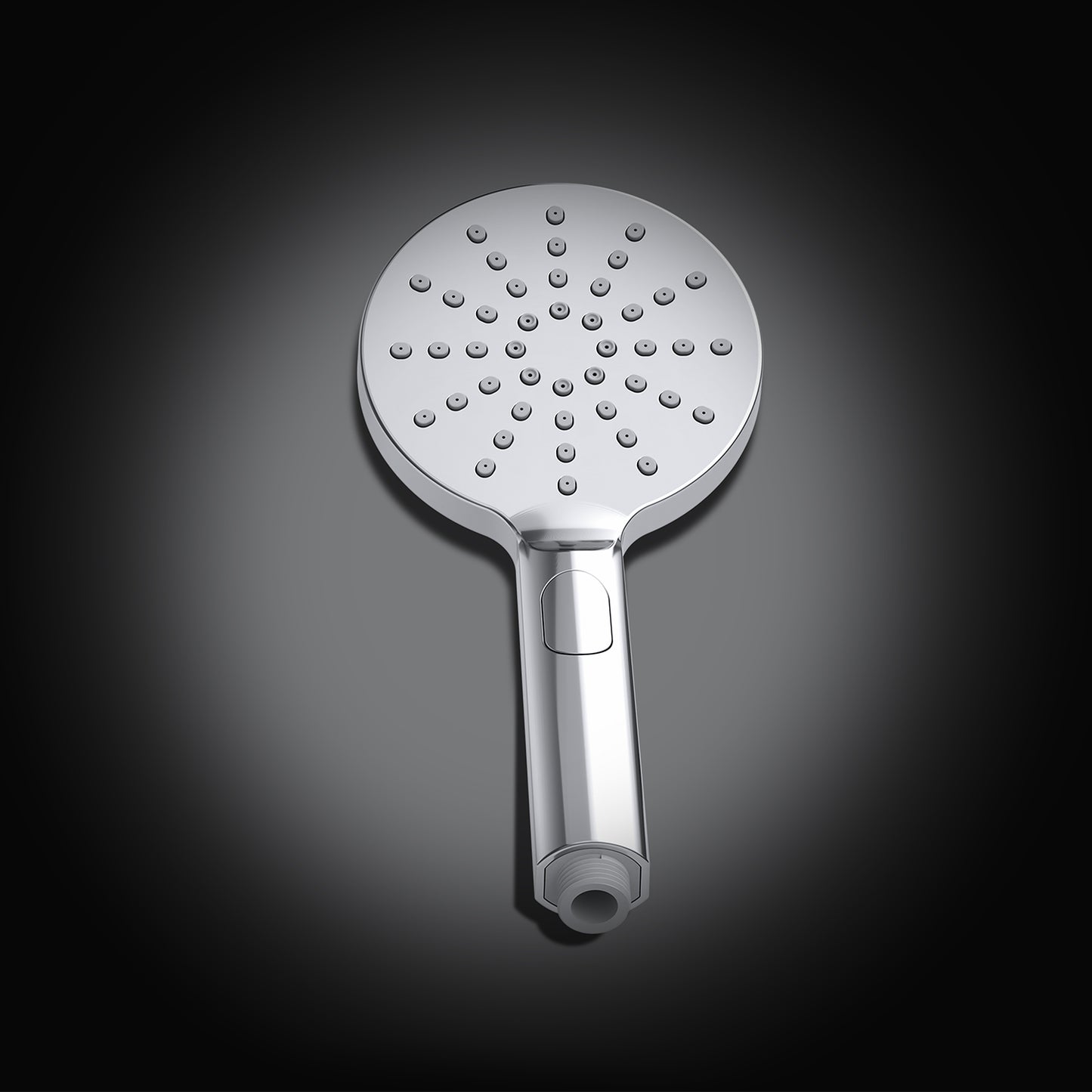 JOHO große Duschkopf Regendusche Handbrause mit 3 Strahlarten, Runde Duschbrause aus ABS, Brausekopf mit Antikalk-Funktion Chrom