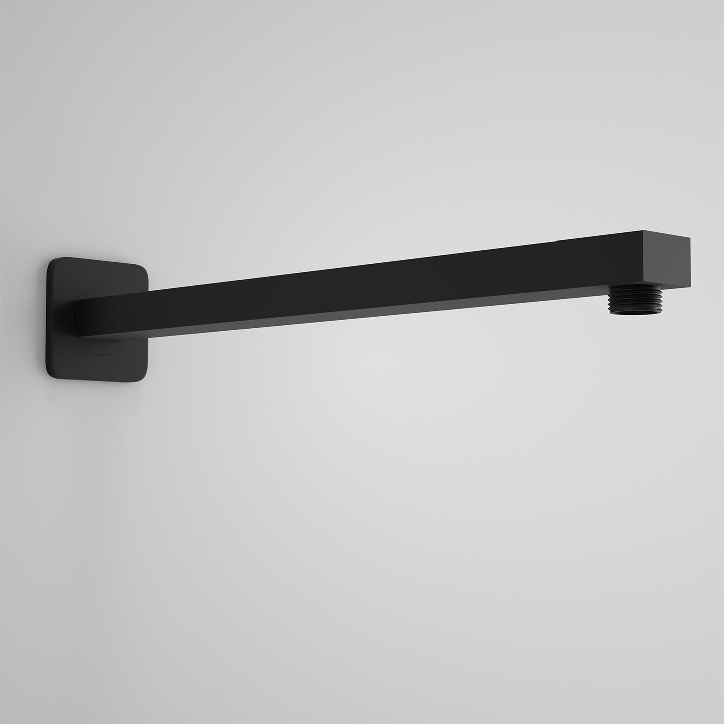 JOHO Bombenfester Brausearm Edelstahl Wandarm für Kopfbrause Regenduschkopf mit zulässiger Belastung ca.52Kg 37cm Schwarz