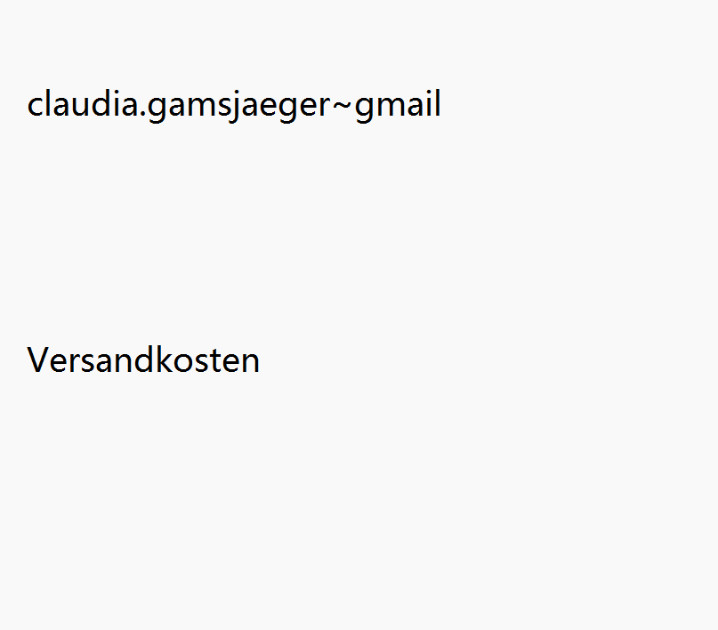 Versand aus Deutschland  ,persönlicher Link