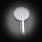 JOHO große Duschkopf Regendusche Handbrause mit 3 Strahlarten, Runde Duschbrause aus ABS, Brausekopf mit Antikalk-Funktion Chrom
