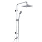 JOHO Edelstahl Duschsystem ohne Duscharmatur Chrom Regenduschset mit ABS Kopfbrause 20x20cm