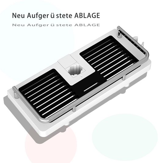 JOHO Duschablage D24mm ohne Bohren Duschregal für Duschstange Duschsäule