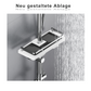 JOHO Duschablage D24mm ohne Bohren Duschregal für Duschstange Duschsäule