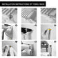 JOHO Aluminium Handtuchhalter Handtuchstange Tuchregal Silber 7-40 / 60 CM