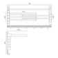 JOHO Aluminium Handtuchhalter Handtuchstange Tuchablage Silber 5-40 / 60 CM