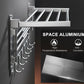 JOHO Aluminium Handtuchhalter Handtuchstange Tuchablage Silber 5-40 / 60 CM